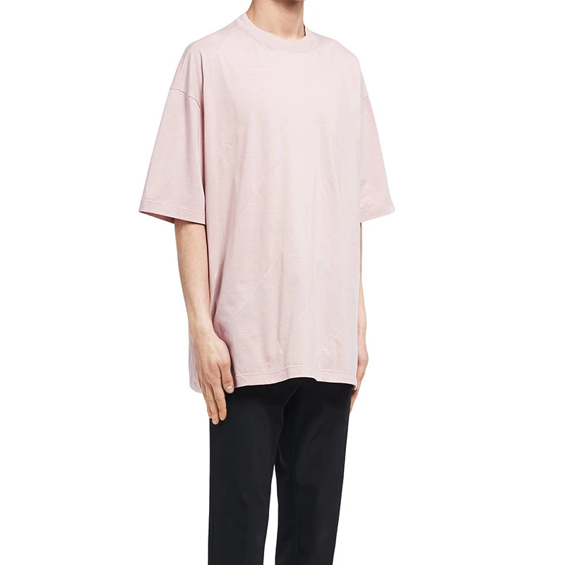 商品Prada|【预售3-7天】PRADA/普拉达 22年春夏 男士蜜桃色棉质背面徽标刺绣短袖T恤UJN772_ILK_F0924_S_212,价格¥5222,第5张图片详细描述