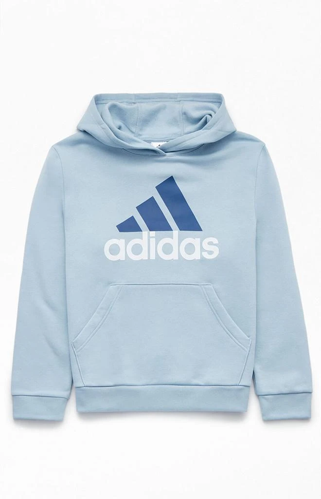 商品Adidas|Kids Blue Essential Sportswear Logo Hoodie,价格¥90,第1张图片
