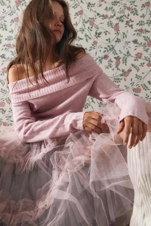 商品Kimchi Blue|Kimchi Blue Anabella Sheer Tutu Maxi Skirt,价格¥150,第2张图片详细描述