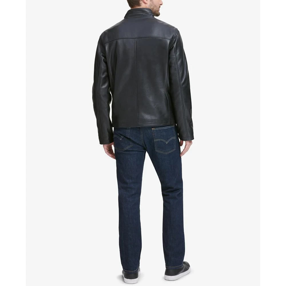 商品Cole Haan|Men's Smooth Leather Jacket, Created for Macy's,价格¥1798,第5张图片详细描述