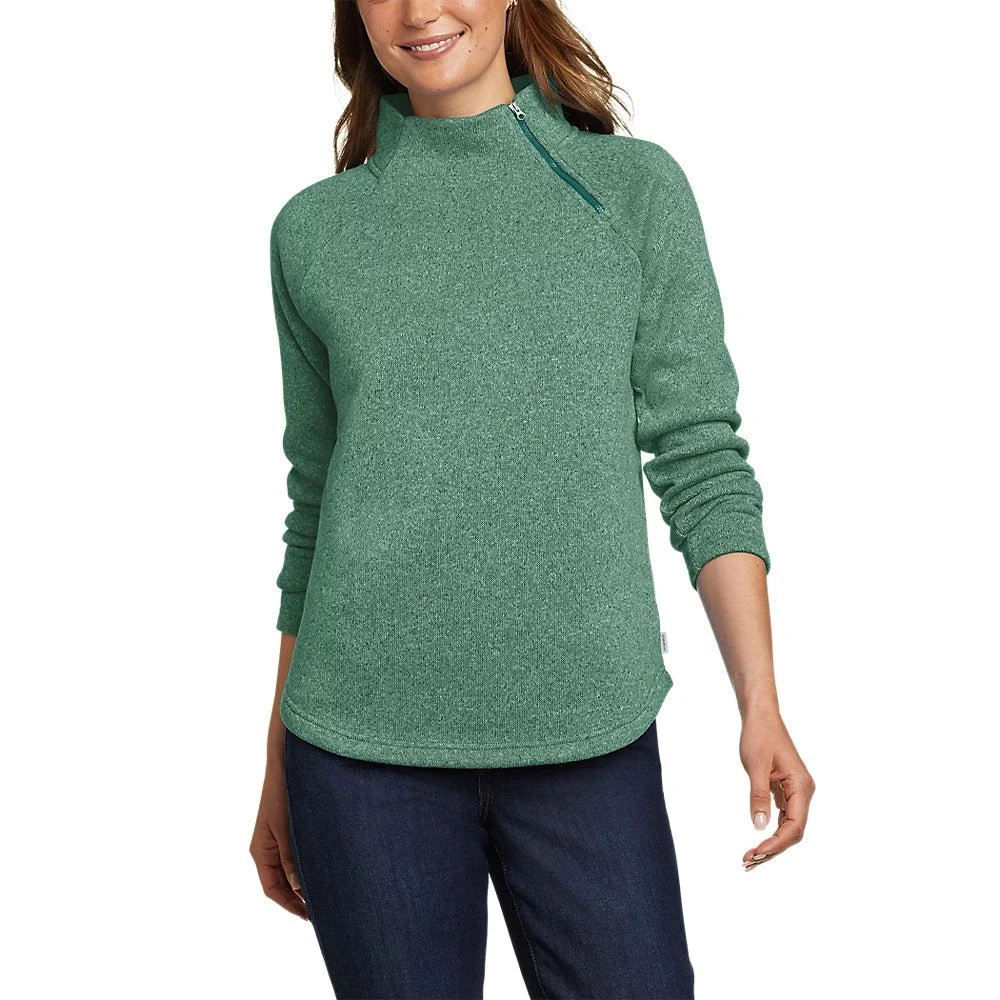 商品Eddie Bauer|Women's Radiator Asymmetrical Zip Pullover,价格¥299,第1张图片