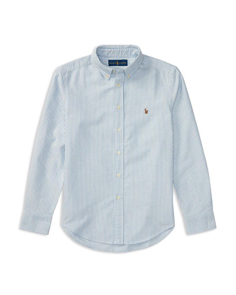 商品Ralph Lauren|Boys' Oxford Shirt - Little Kid, Big Kid,价格¥372-¥413,第1张图片