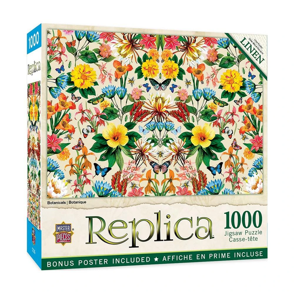 商品MasterPieces Puzzles|Replica - Botanicals 1000 Piece Adult Jigsaw Puzzle,价格¥164,第1张图片
