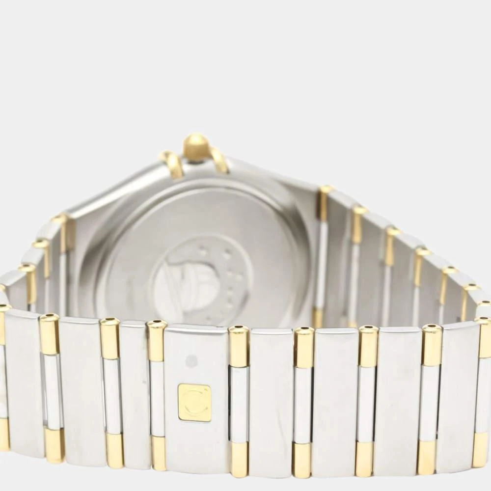 商品[二手商品] Omega|Omega Silver 18k Yellow Gold And Stainless Steel Constellation 1312.30 Quartz Men's Wristwatch 33 mm,价格¥6550,第4张图片详细描述