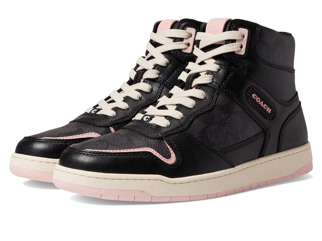 商品Coach|High-Top Coated Canvas Sneaker,价格¥1290,第1张图片