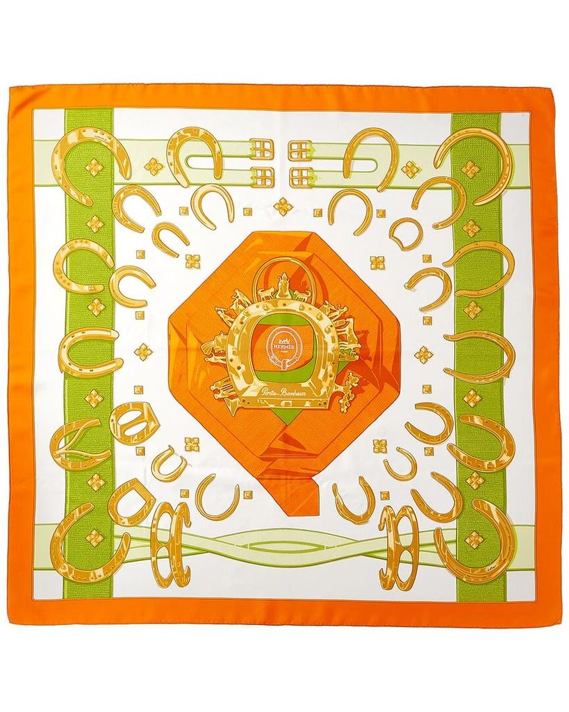商品[二手商品] Hermes|Hermes "Porte Bonheur," by Caty Latham Silk Scarf (Authentic Pre-Owned),价格¥2284,第1张图片