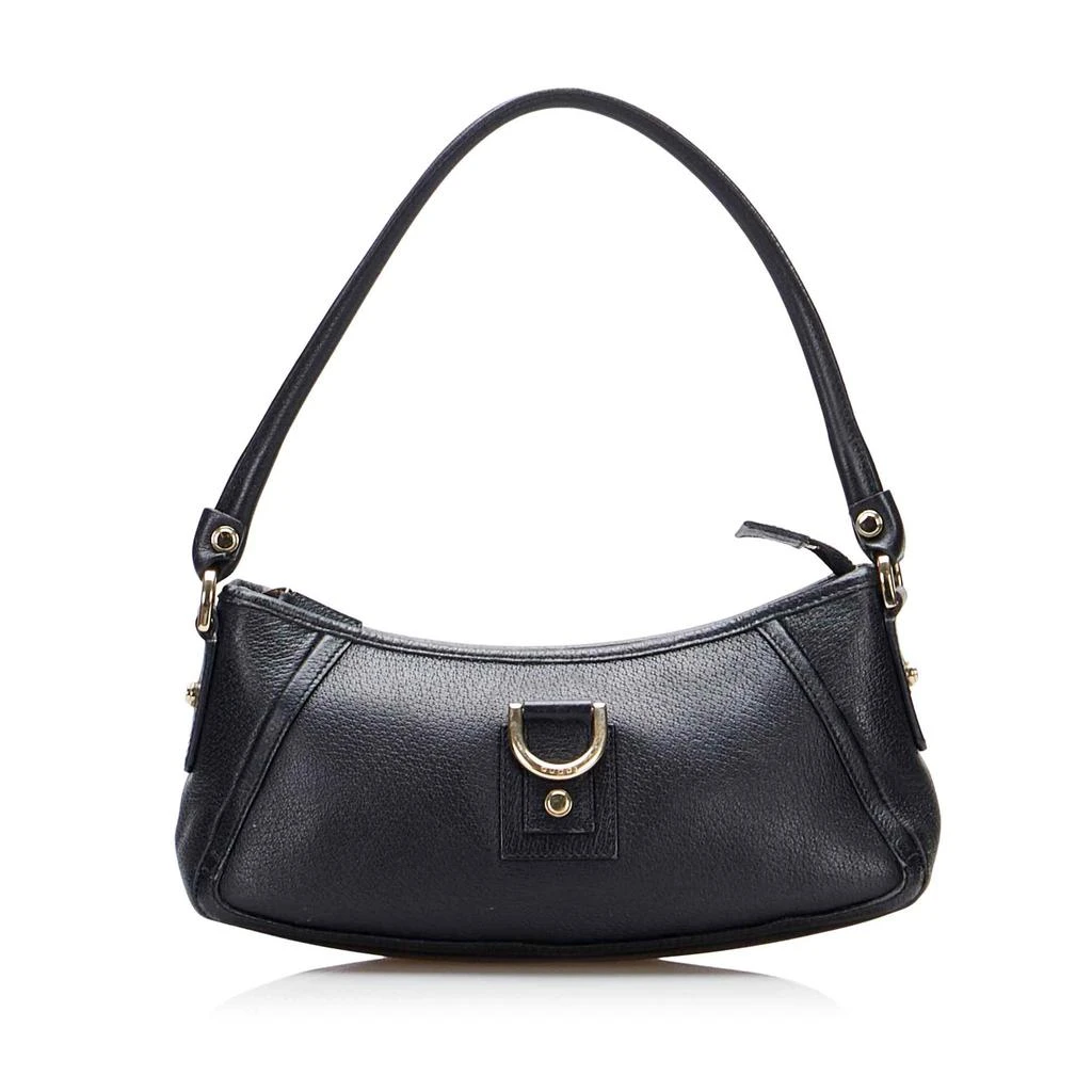 商品Gucci|Gucci Abbey D-Ring Leather Baguette Bag,价格¥5748,第2张图片详细描述