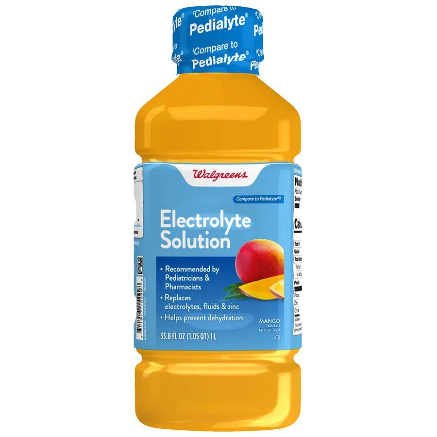 商品Walgreens|Electrolyte Solution With Zinc Mango,价格¥50,第1张图片