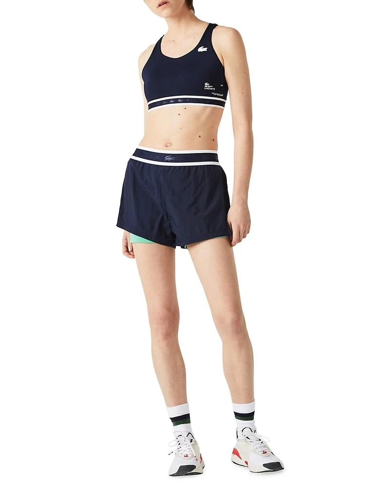 商品Lacoste|Lined Logo-Waist Shorts,价格¥127,第2张图片详细描述