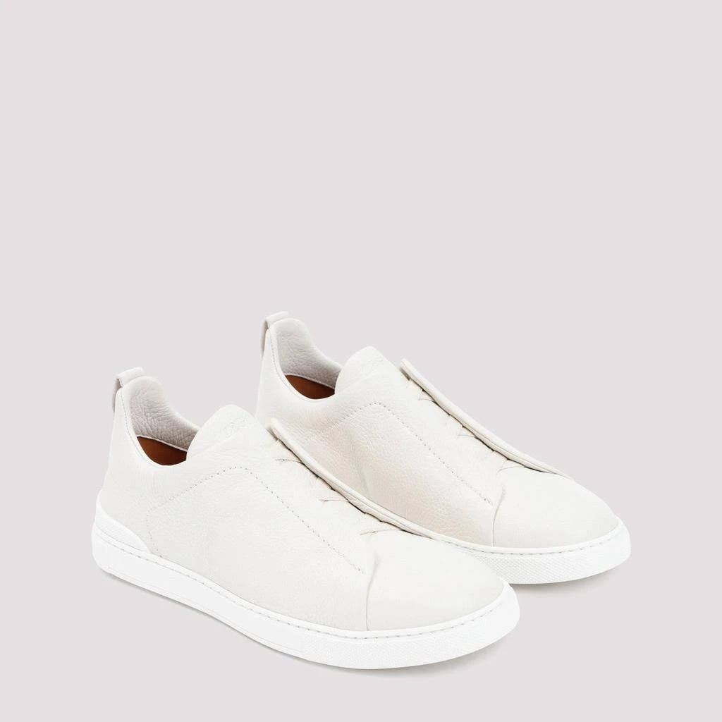 商品Zegna|ERMENEGILDO ZEGNA  TRIPLE STITCH SLIP-ON SNEAKERS SHOES,价格¥4058,第3张图片详细描述