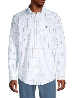 商品Brooks Brothers|Regent-Fit Checked Supima Cotton,价格¥188,第1张图片