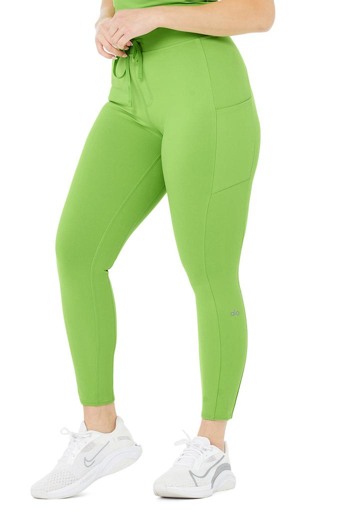 7/8 High-Waist Checkpoint Legging - Green Apple商品第8张图片规格展示