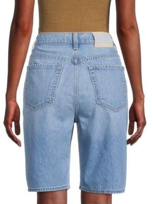 商品MOTHER|Twizzy High RIse Denim Shorts,价格¥295,第2张图片详细描述