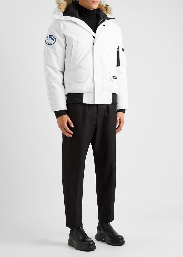 商品Canada Goose|Chilliwack PBI white fur-trimmed coat,价格¥12987,第4张图片详细描述