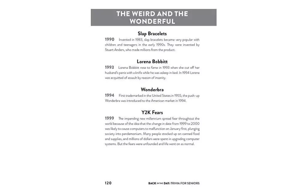 商品Barnes & Noble|Back in the Day Trivia for Seniors: Facts and Trivia from History and Pop Culture to Keep Your Mind Sharp and Boost Your Memory by Andrew Thompson,价格¥120,第2张图片详细描述