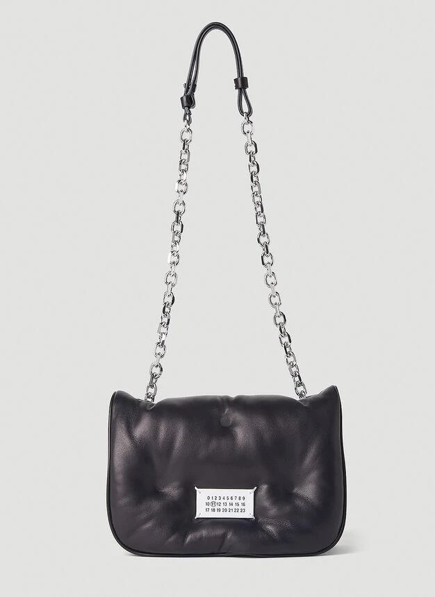 商品MAISON MARGIELA|Glam Slam Flap Small Shoulder Bag in Black,价格¥13017,第1张图片