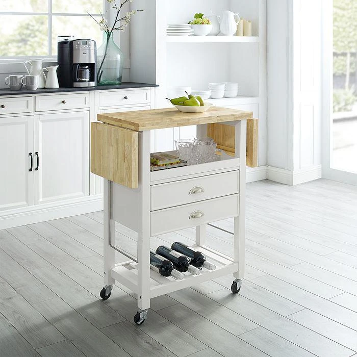 商品Sparrow & Wren|Bristol Double Drop Leaf Kitchen Cart,价格¥2748,第4张图片详细描述
