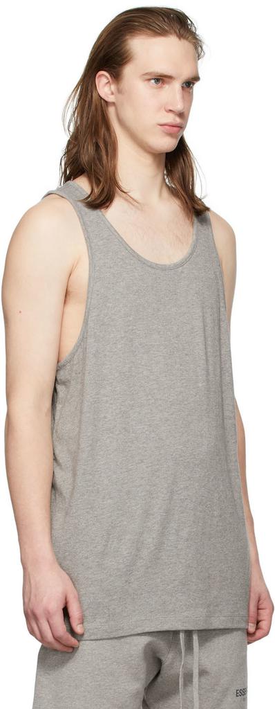 Three-Pack Grey Jersey Tank Tops商品第2张图片规格展示