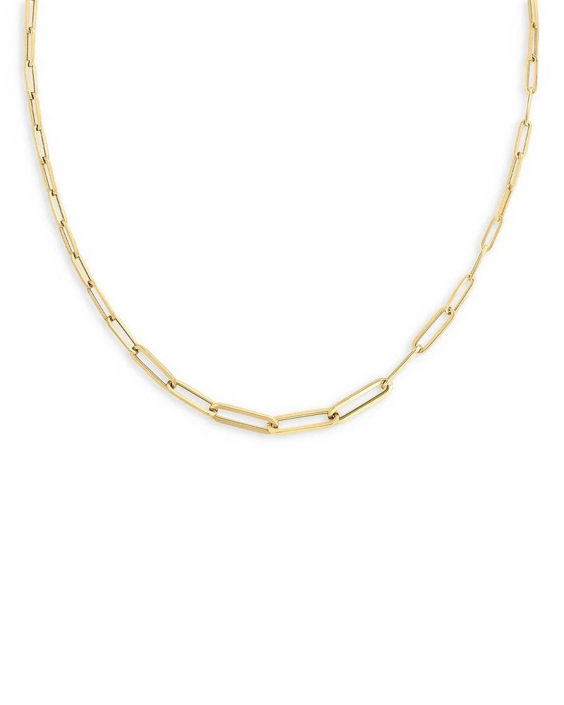 商品Roberto Coin|18K Yellow Gold Classic Oro Link Necklace, 17",价格¥12836,第1张图片