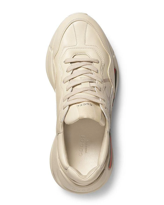 商品Gucci|Women's Rhyton Leather Sneakers,价格¥8200,第4张图片详细描述