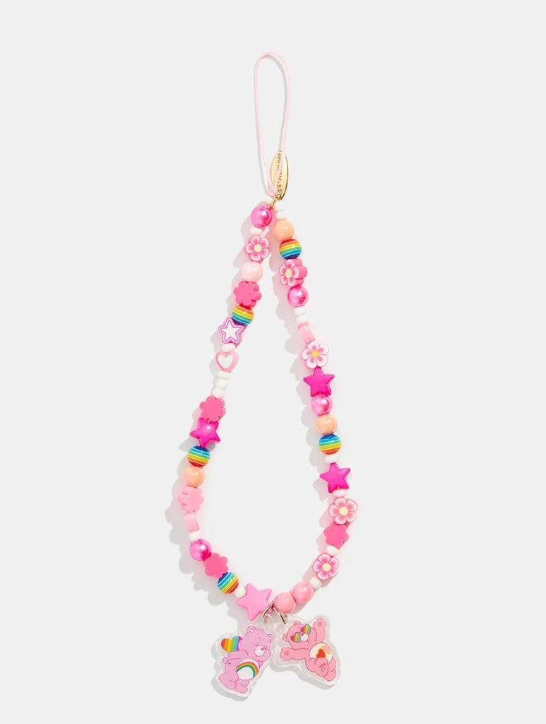 商品Skinnydip London|Care Bears x Skinnydip Pink Beaded Phone Strap,价格¥62,第1张图片