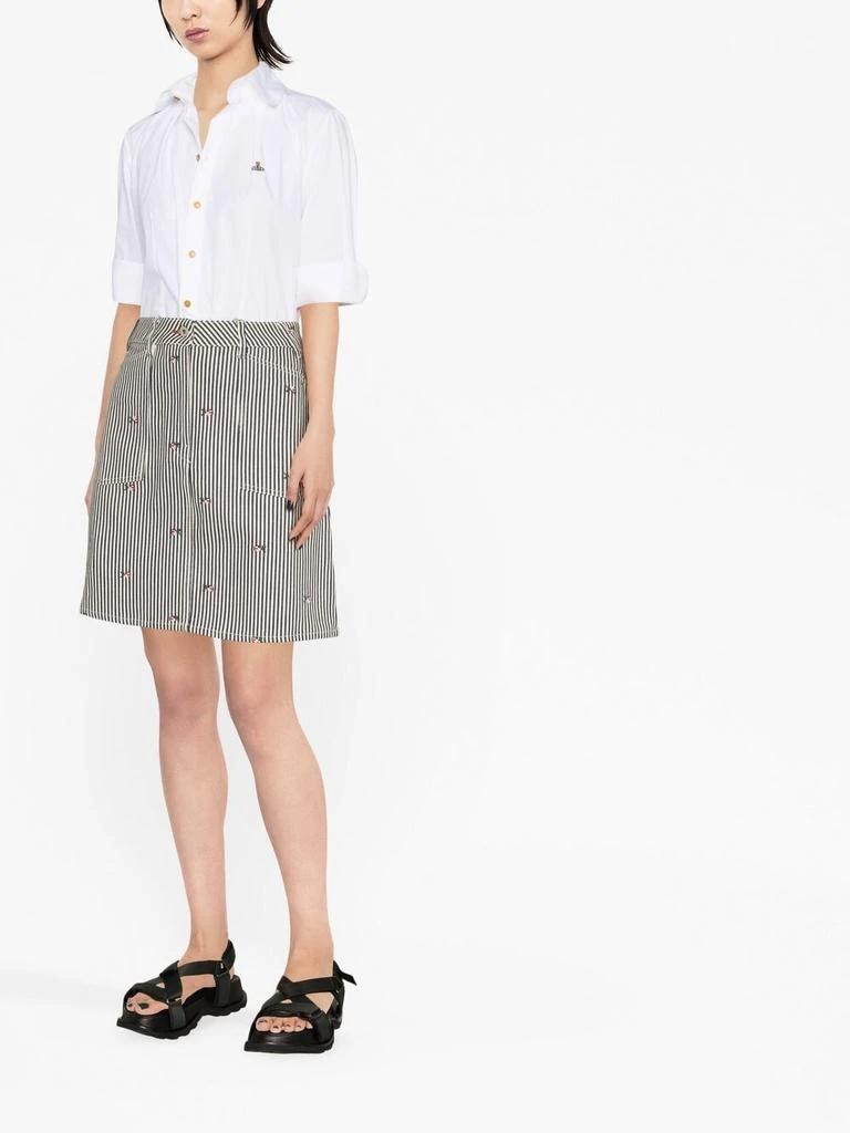 商品Kenzo|KENZO - Striped Denim Skirt,价格¥1857,第3张图片详细描述