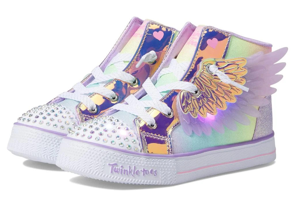 商品SKECHERS|Twinkle Toes - High-Top Shuffle Lite Unicorn Wings 314918N (Toddler/Little Kid),价格¥319,第1张图片