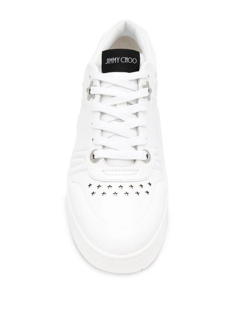 商品Jimmy Choo|Jimmy Choo Hawaii Sneakers In Leather,价格¥2470,第4张图片详细描述