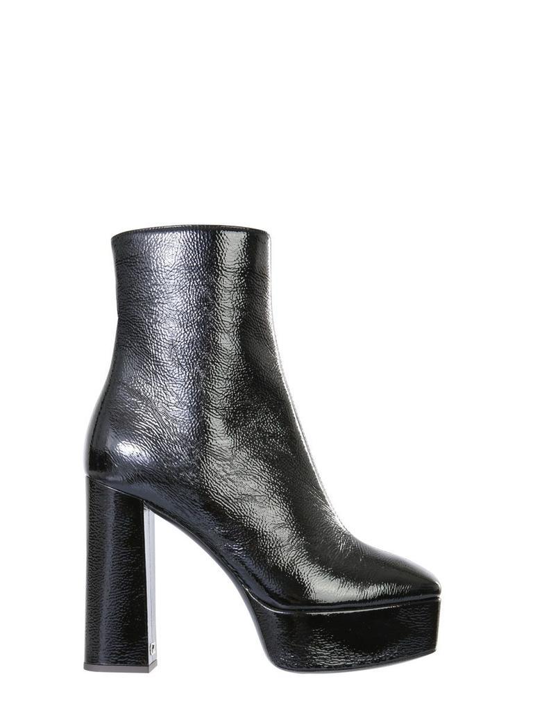 商品Giuseppe Zanotti|Giuseppe Zanotti Design Women's Black Leather Ankle Boots,价格¥7913,第1张图片