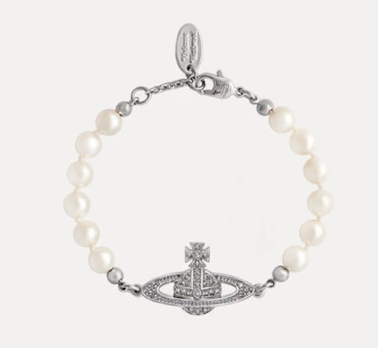 商品【预售商品15天发货】 Vivienne Westwood|MINI BAS RELIEF BRACELET,价格¥1232,第1张图片
