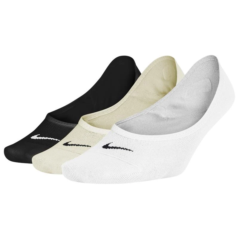 商品NIKE|Nike 3PK Studio Lightweight Footie - Women's,价格¥77,第1张图片