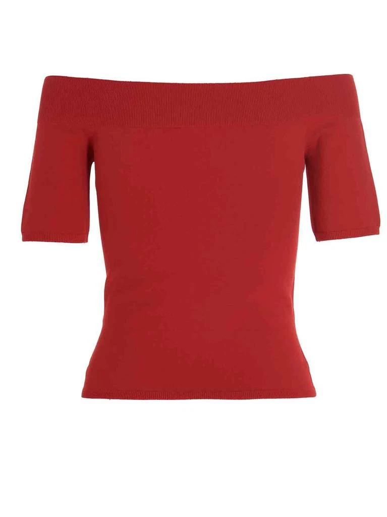 商品Alexander McQueen|Off-shoulder top,价格¥2826,第2张图片详细描述