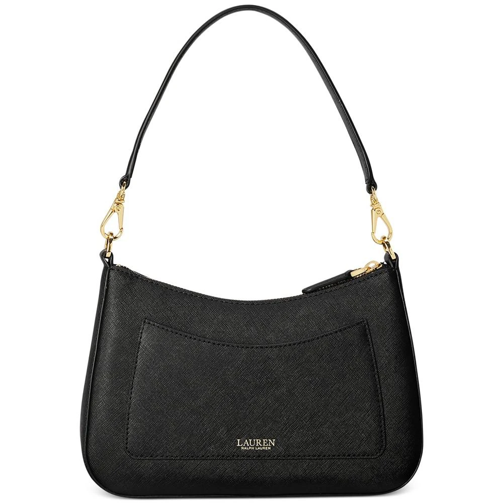 商品Ralph Lauren|Women's Crosshatch Leather Medium Danni Shoulder Bag,价格¥1678,第5张图片详细描述