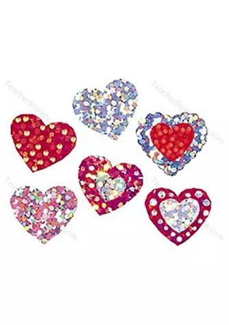 商品Made4Fun|Sparkle Stickers Shimmering Hearts,价格¥118,第1张图片