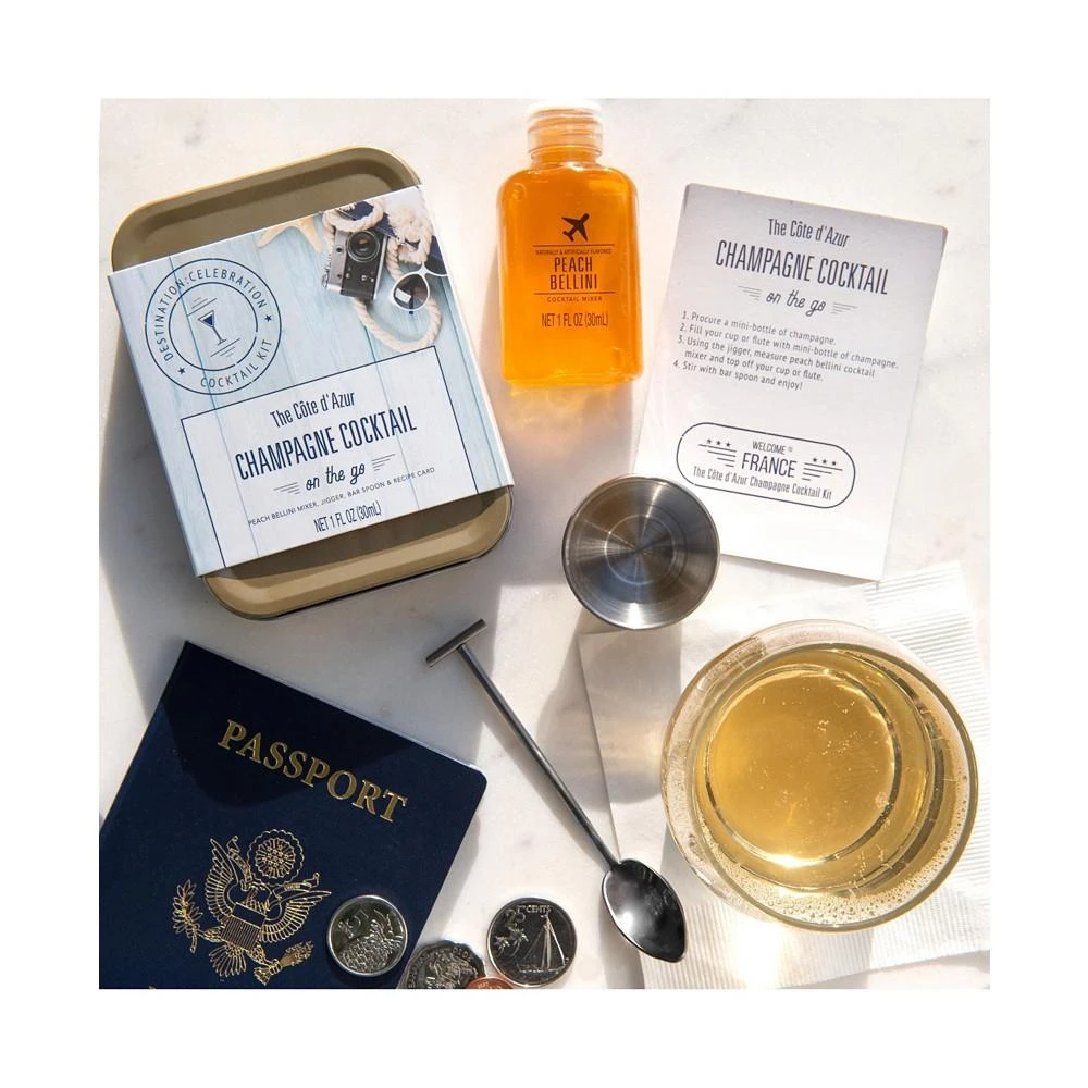 商品Thoughtfully|Cocktails, Champagne Cocktail Mixer Travel Tin Gift Set Contains NO Alcohol,价格¥165,第2张图片详细描述