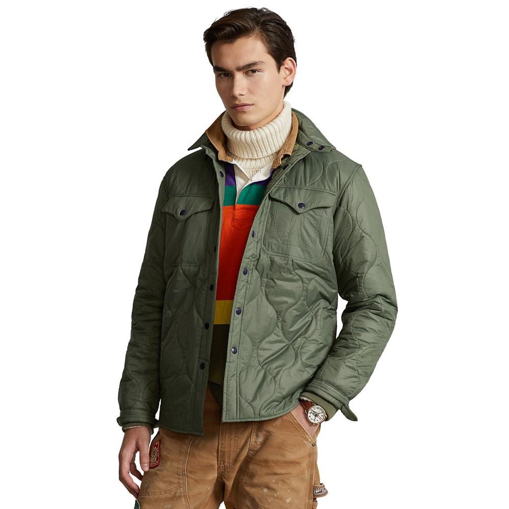商品Ralph Lauren|Men's Quilted Shirt Jacket,价格¥1225,第1张图片