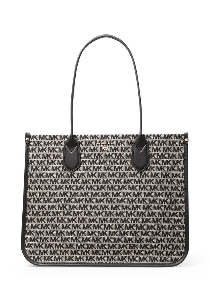 Heidi large logo jacquard tote bag商品第1张图片规格展示