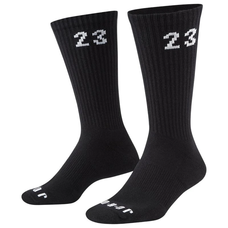 商品Jordan|Jordan 23 6 Pack Crew Socks - Men's,价格¥163,第1张图片