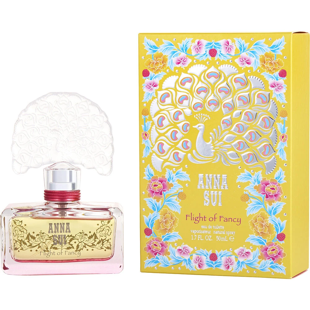 商品Anna Sui|Anna Sui 安娜苏 逐梦翎雀（黄孔雀）女士淡香水 EDT 50ml,价格¥476,第1张图片