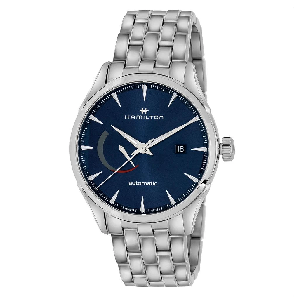 商品Hamilton|Hamilton Jazzmaster Blue Dial Power Reserve Automatic Men's Watch H32635141,价格¥3459,第1张图片