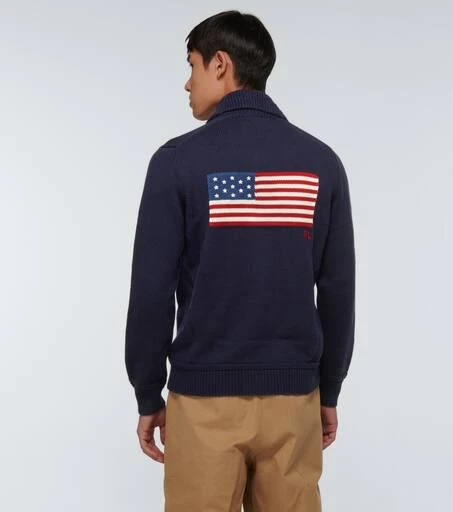 商品Ralph Lauren|Long-sleeved cotton cardigan,价格¥1446,第4张图片详细描述
