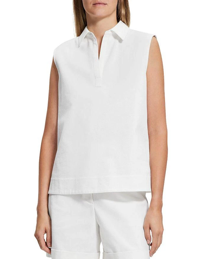 商品Theory|Sleeveless Polo Shirt,价格¥558,第1张图片