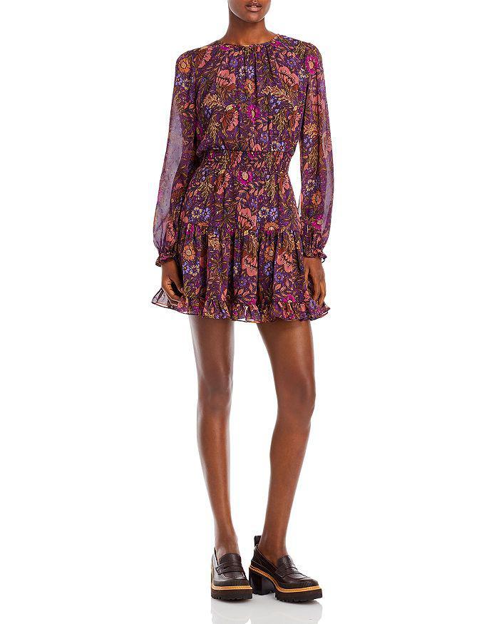 商品AQUA|Smocked Chiffon Dress - 100% Exclusive,价格¥493,第4张图片详细描述