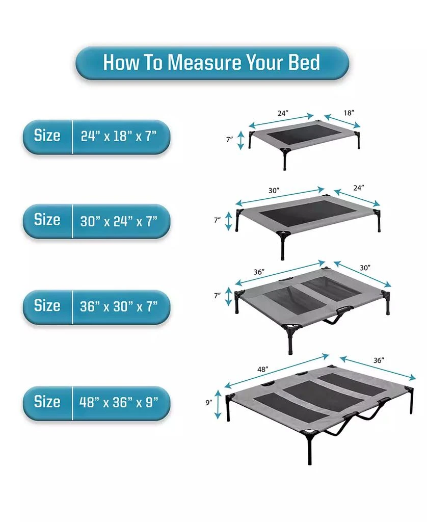 Arlee Rectangle Pet Dog Cot 商品