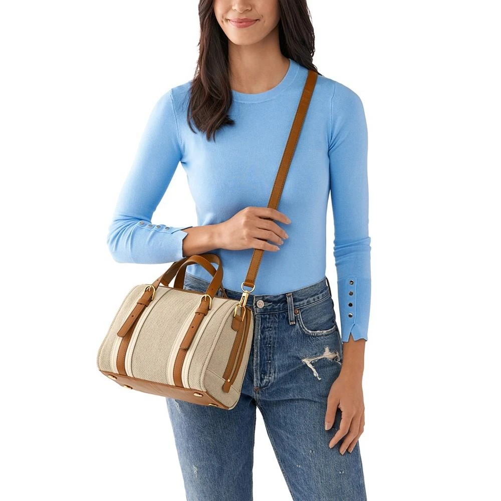 商品Fossil|Carlie Small Satchel Bag,价格¥1266,第5张图片详细描述