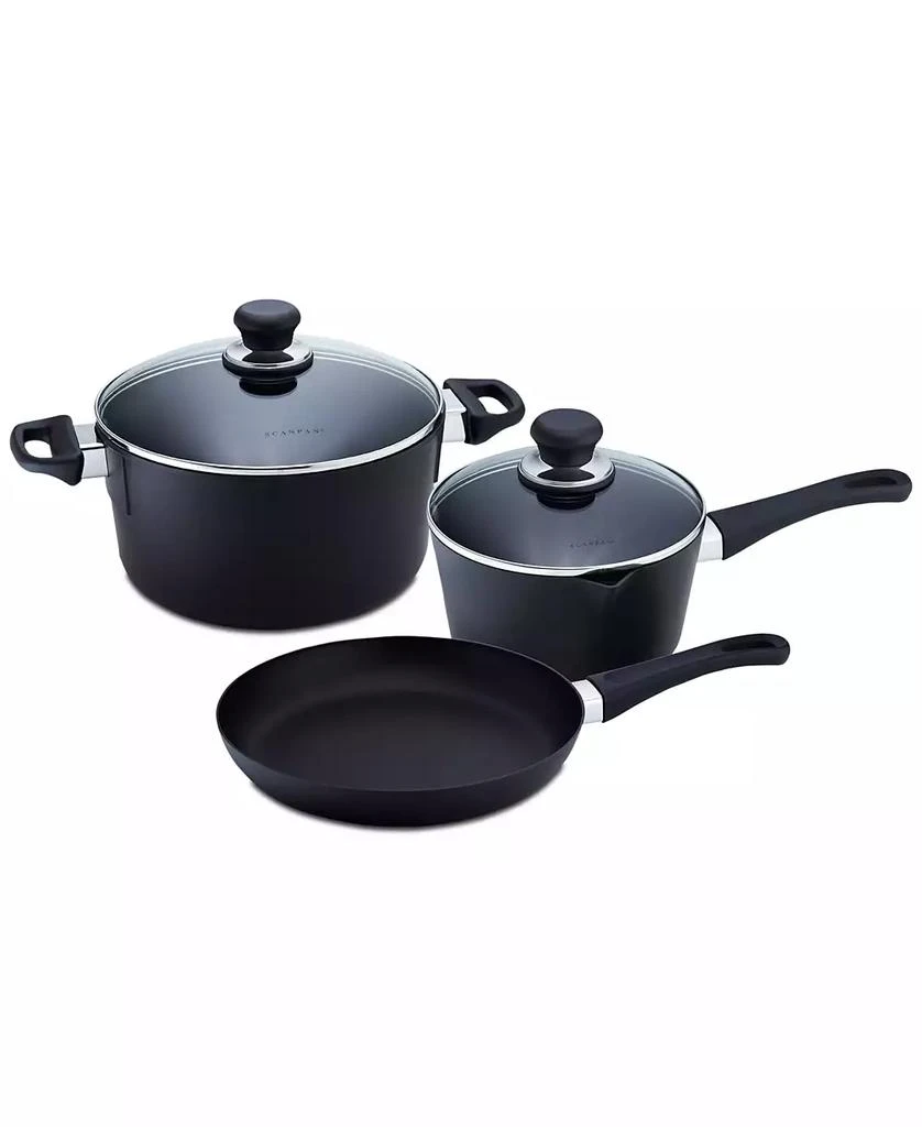 商品Scanpan|Classic Nonstick 5-Piece Cookware Set, Black,价格¥2854,第1张图片