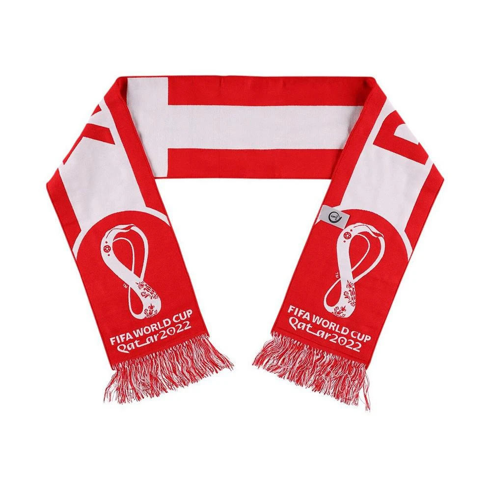 商品Ruffneck Scarves|Men's and Women's Denmark National Team 2022 FIFA World Cup Qatar Scarf,价格¥262,第3张图片详细描述