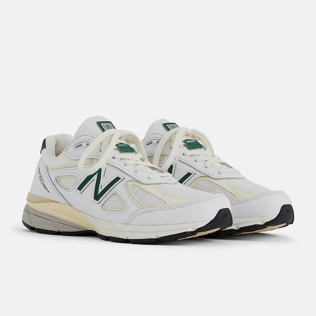 商品New Balance|990 V4 Calcium/Forest Green  U990TC4 Men's,价格¥1200,第2张图片详细描述