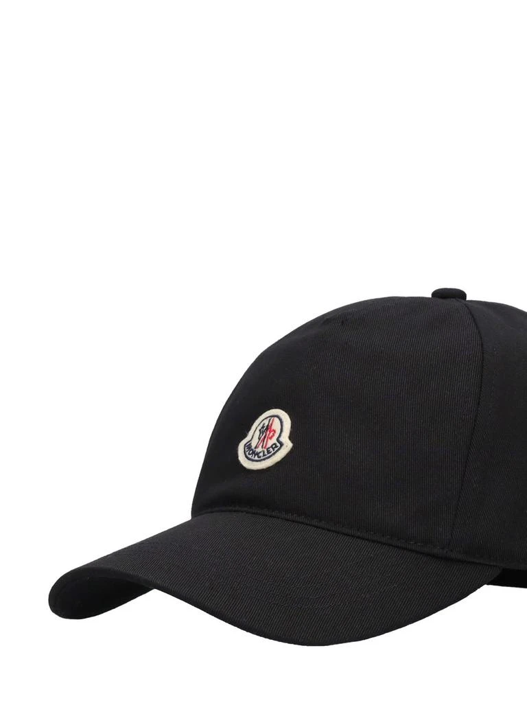 商品Moncler|Logo Cotton Baseball Cap,价格¥1473,第3张图片详细描述