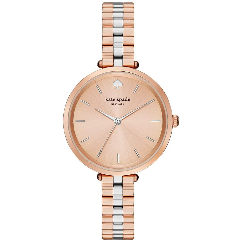 商品Kate Spade|Women's Holland Two-Tone Stainless Steel Bracelet Watch 34mm 1YRU0860,价格¥1094,第1张图片